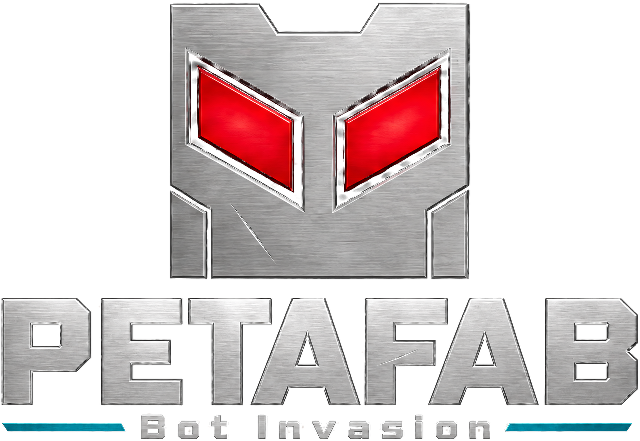 PETAFAB: Bot Invasion stacked logo
